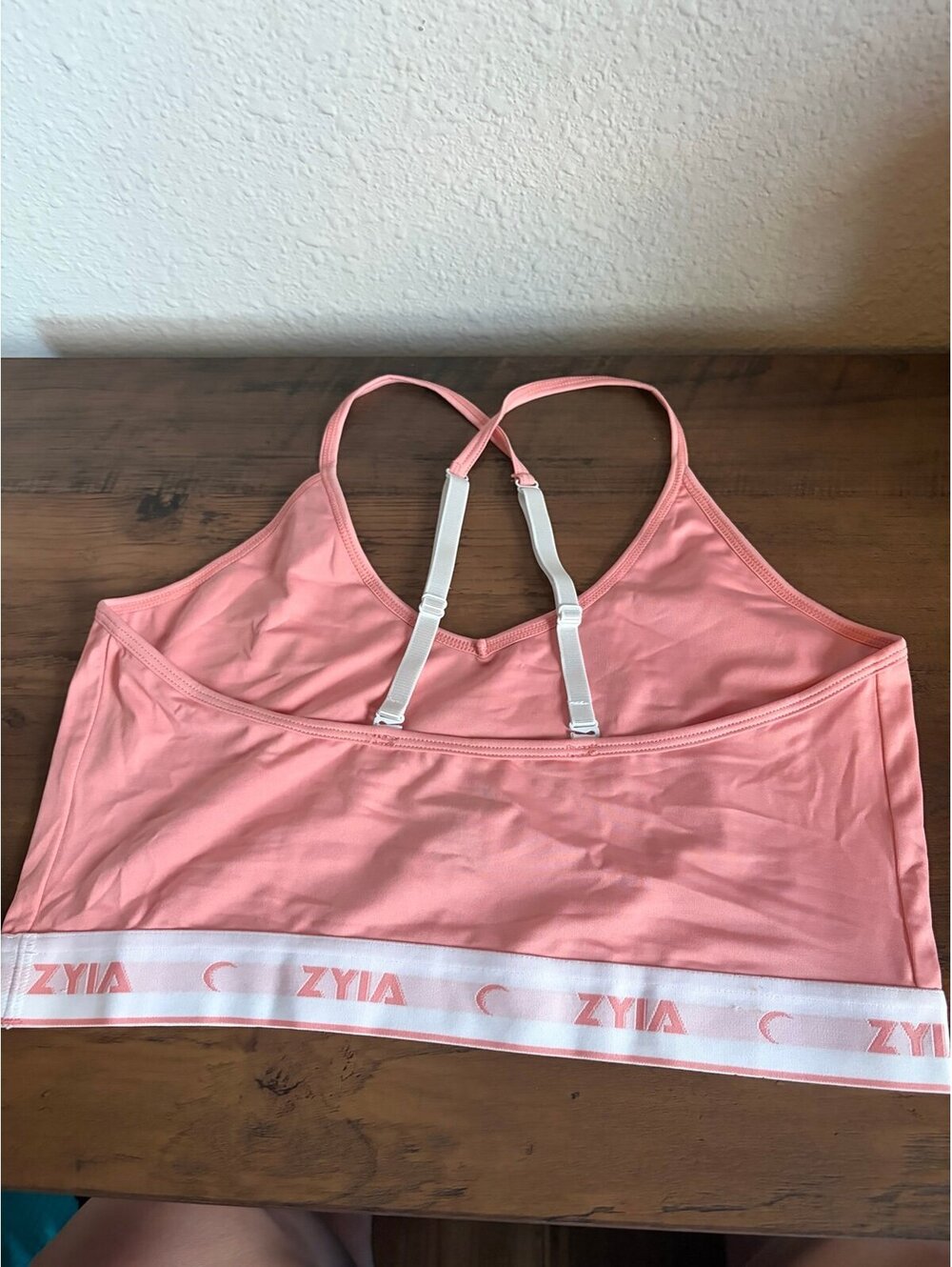 Zyia Active thin pink bra size M